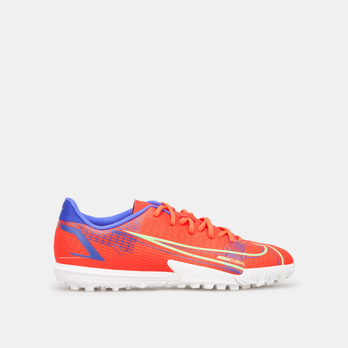 Nike Kids' Vapor 14 Academy Turf Ground Football Shoe Purple Nike Kids' Vapor 14 Academy Turf Ground Football Shoe Purple image number 0