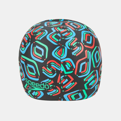 Speedo Kids' Boom Silicone Swimming Cap Multi