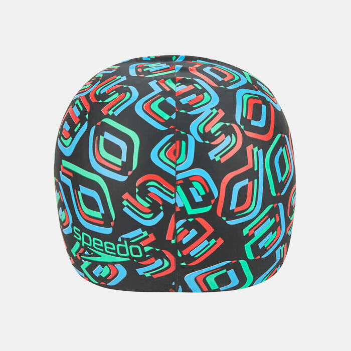 Speedo Kids' Boom Silicone Swimming Cap Multi Speedo Kids' Boom Silicone Swimming Cap Multi image number 1