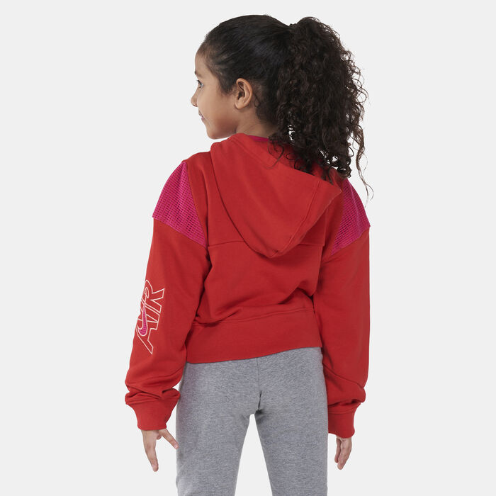 Nike Kids’ Air French Terry Full-Zip Hoodie (Older Kids) Red Nike Kids’ Air French Terry Full-Zip Hoodie (Older Kids) Red image number 1