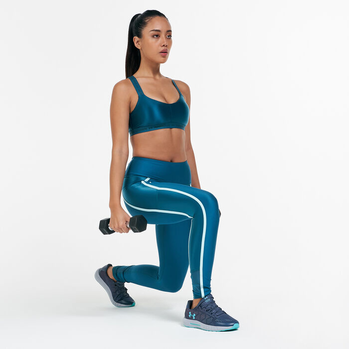 Under Armour Women's Shine Leggings Blue image number 2