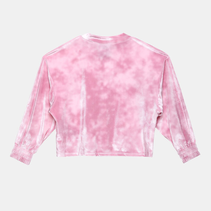 Nike Kids' Velour Sweatshirt Pink Nike Kids' Velour Sweatshirt Pink image number 1