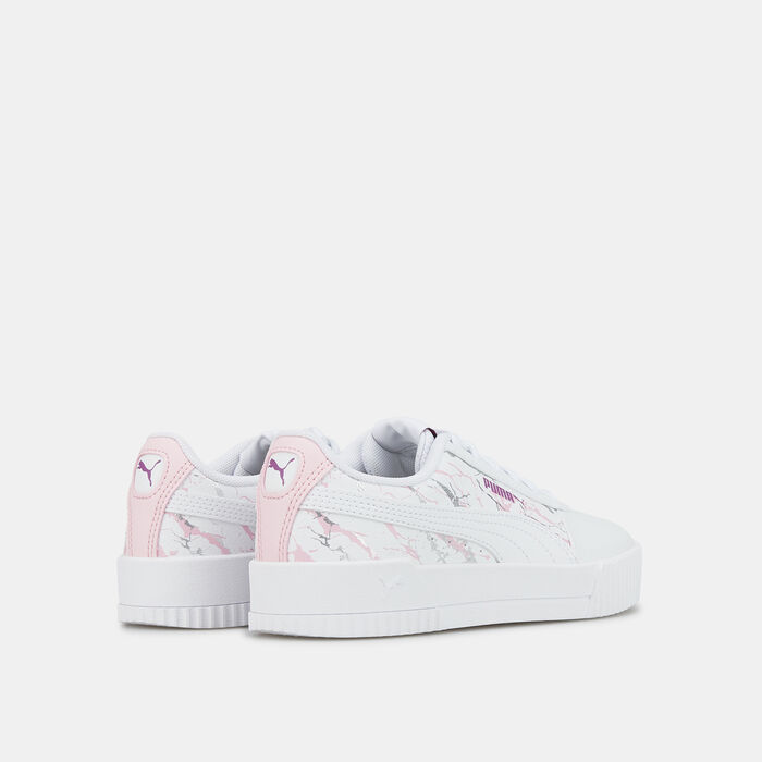 PUMA Kids' Carina Marble Glitter Shoe White PUMA Kids' Carina Marble Glitter Shoe White image number 2