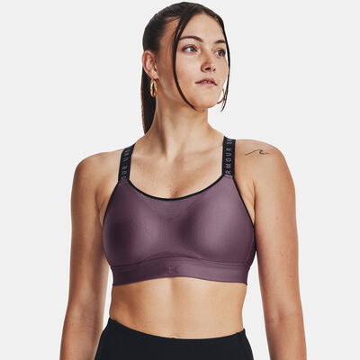 Under Armour Women's Infinity High-Support Training Sports Bra Purple