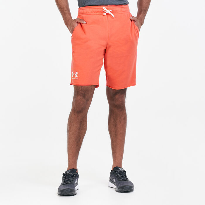 Under Armour Men's Rival Terry Shorts Red Under Armour Men's Rival Terry Shorts Red image number 0