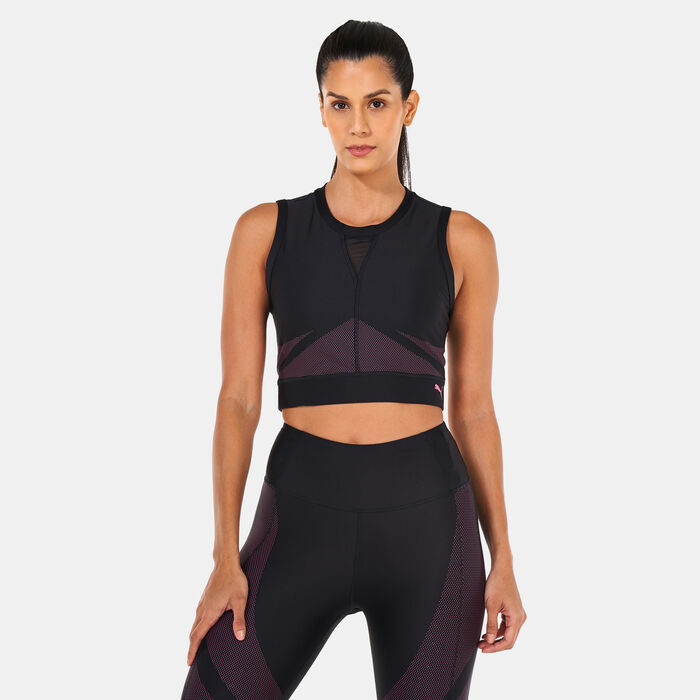 PUMA Women's Eversculpt Fitted Training Tank Top Black PUMA Women's Eversculpt Fitted Training Tank Top Black image number 0
