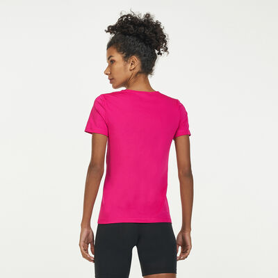 Nike Women's Pro Mesh T-Shirt Pink Nike Women's Pro Mesh T-Shirt Pink