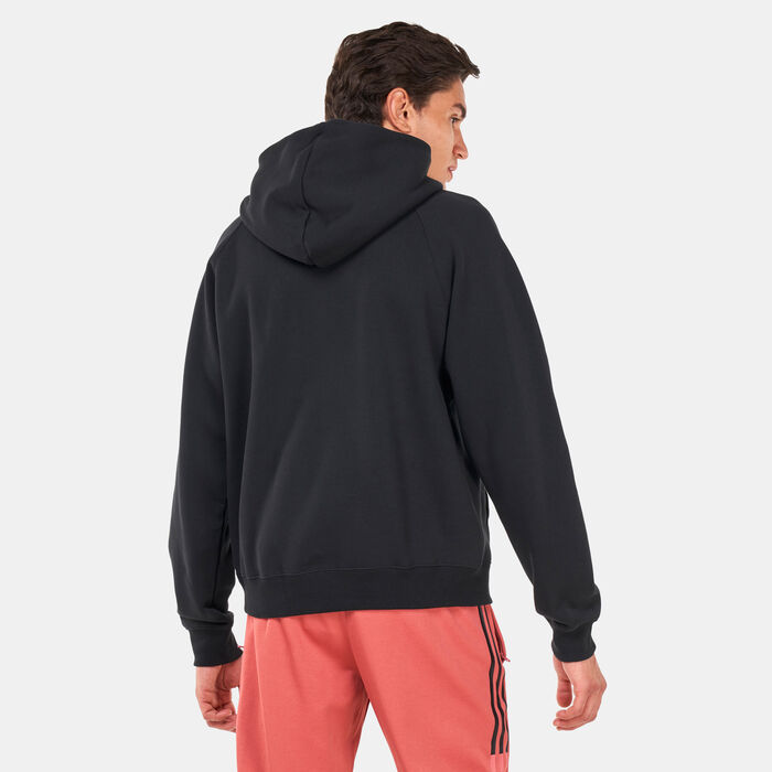 adidas Men's Fleece Hoodie Black adidas Men's Fleece Hoodie Black image number 1