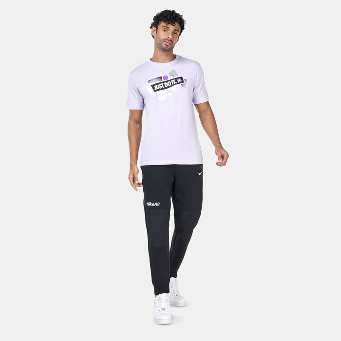 Nike Men's Sportswear Rhythm Just Do It T-Shirt Purple Nike Men's Sportswear Rhythm Just Do It T-Shirt Purple image number 2