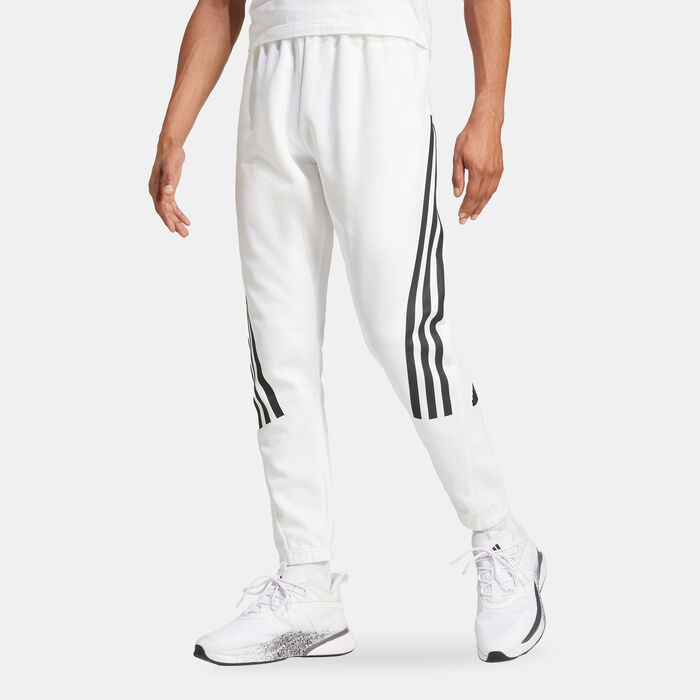 adidas Men's Future Icons 3-Stripes Joggers White adidas Men's Future Icons 3-Stripes Joggers White image number 0