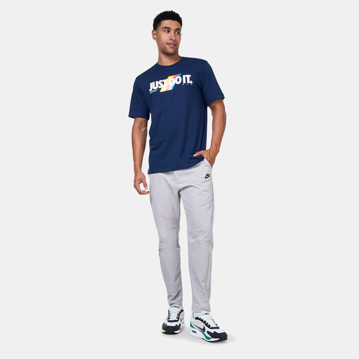 Nike Men's Sportswear Just Do It T-Shirt Blue Nike Men's Sportswear Just Do It T-Shirt Blue image number 2