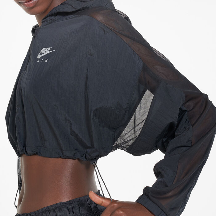 Nike Women's Air Cropped Jacket Black Nike Women's Air Cropped Jacket Black image number 3