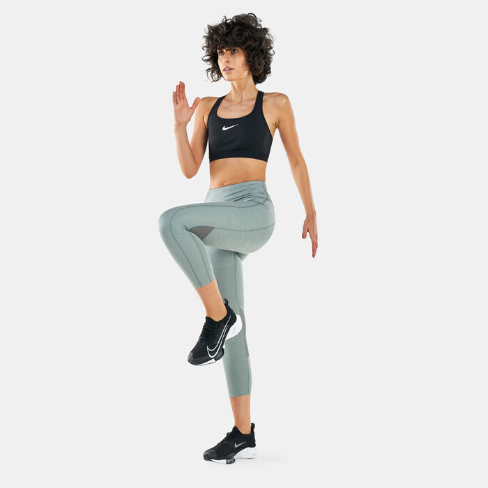 Nike Women's Dri-FIT Swoosh High-Support Sports Bra Black Nike Women's Dri-FIT Swoosh High-Support Sports Bra Black image number 2