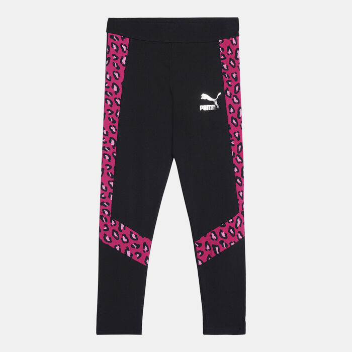 PUMA Kids' Classics Summer Roar Leggings Black PUMA Kids' Classics Summer Roar Leggings Black image number 0