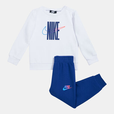 Nike Kids' Rise Sweatshirt And Pants Set (Baby and Toddler) Blue