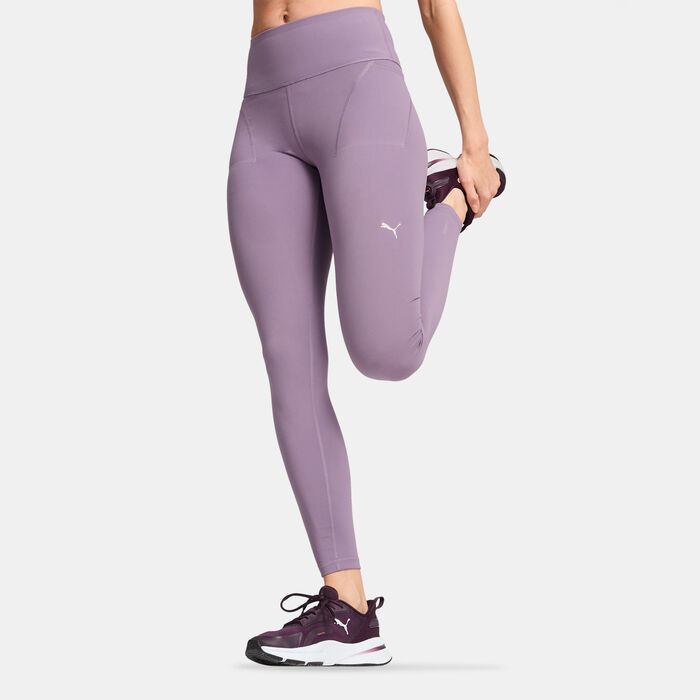 PUMA Women's CLOUDSPUN Soft Training Leggings Purple PUMA Women's CLOUDSPUN Soft Training Leggings Purple image number 0