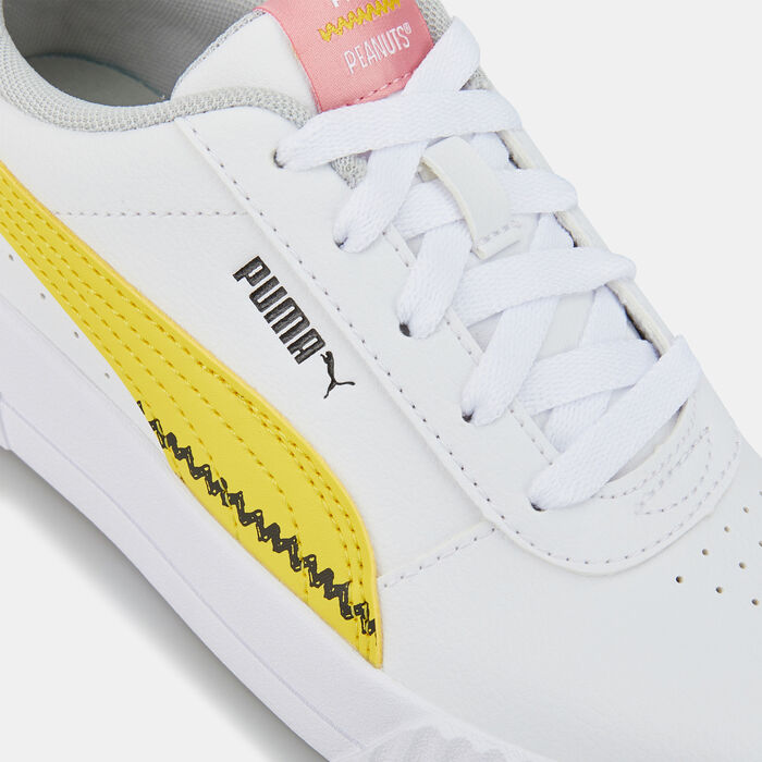 PUMA Kids' X Peanuts Carina Shoe White image number 4