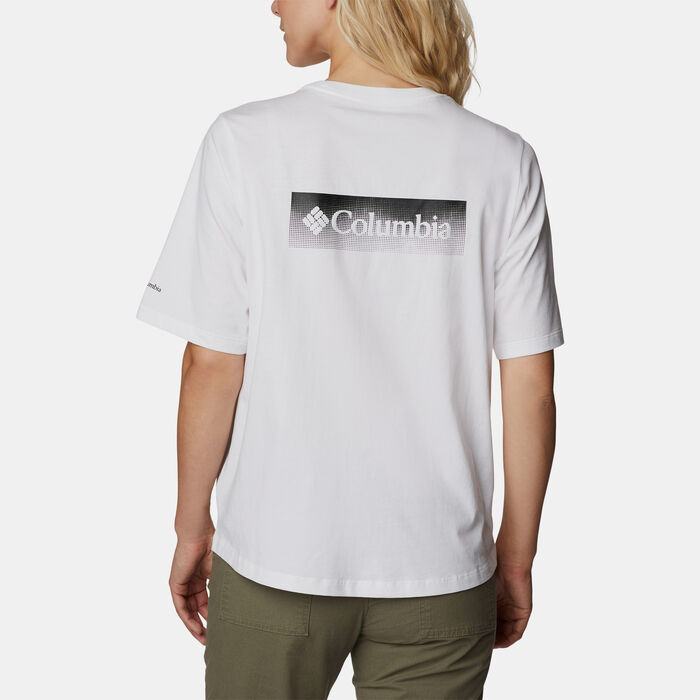 Columbia Women's North Cascades T-Shirt White Columbia Women's North Cascades T-Shirt White image number 1