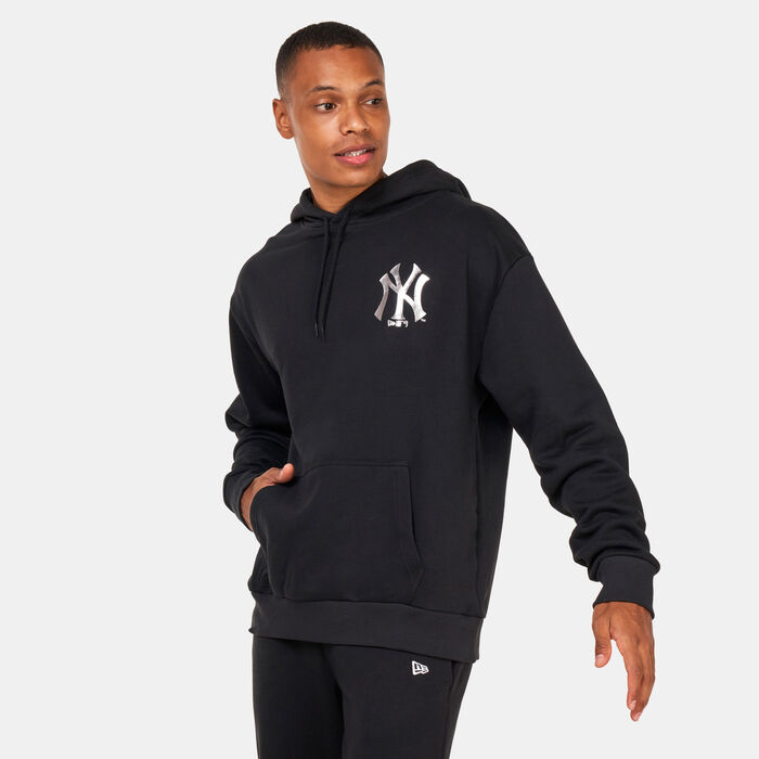 New Era New York Yankees Metallic Hoodie Black New Era New York Yankees Metallic Hoodie Black image number 0