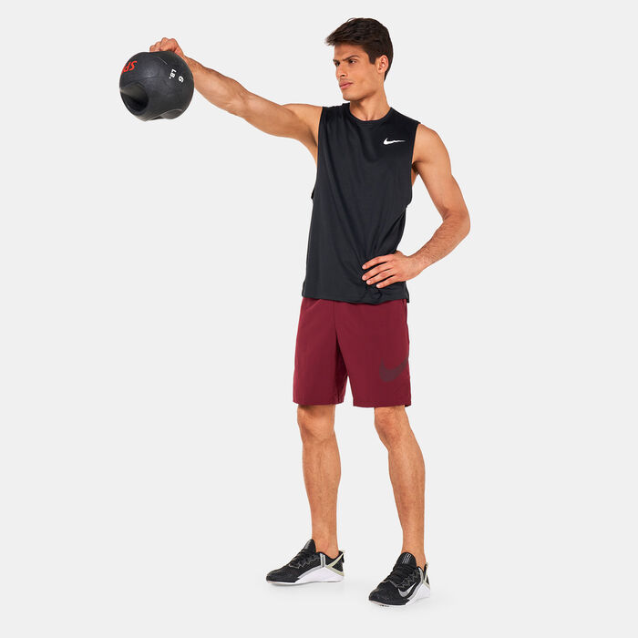 Nike Men’s Dri-FIT Woven 9-Inch Graphic Fitness Shorts Maroon Nike Men’s Dri-FIT Woven 9-Inch Graphic Fitness Shorts Maroon image number 2