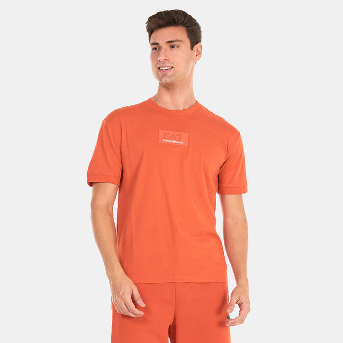 EA7 Emporio Armani Men's Train Logo Series T-Shirt Red image number 0