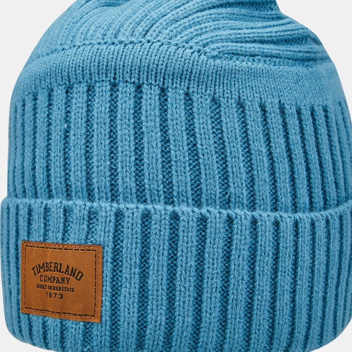 Timberland Men's Gulf Beach Beanie Blue Timberland Men's Gulf Beach Beanie Blue image number 2