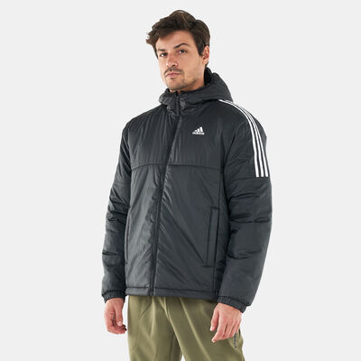 adidas Men's Essentials Insulated Hooded Jacket Black