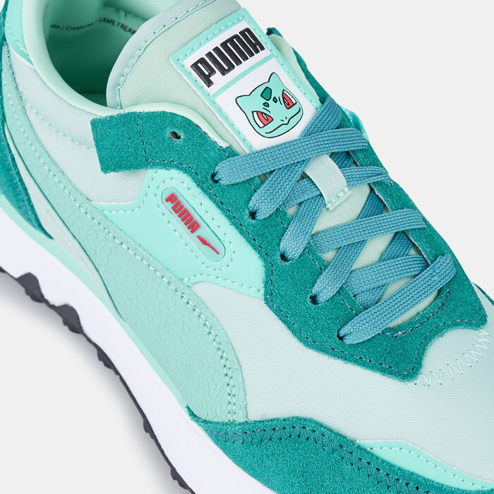 PUMA Kids' x POKÉMON Rider FV Bulbasaur Shoe Green image number 5