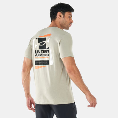 Under Armour Men's UA Multicolor Box Logo T-Shirt Grey Under Armour Men's UA Multicolor Box Logo T-Shirt Grey