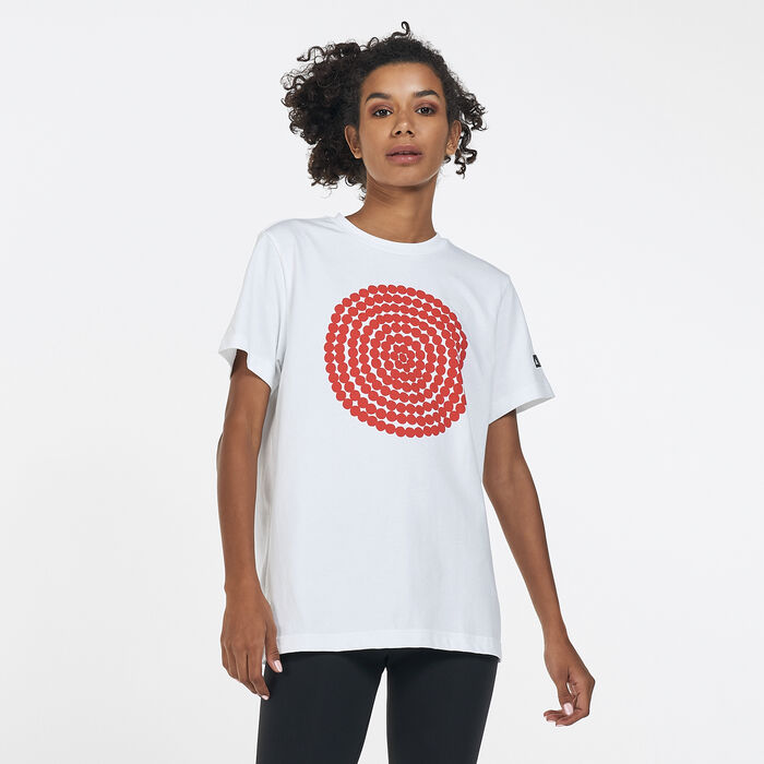adidas Women's Sportswear Marimekko Graphic T-Shirt White image number 0