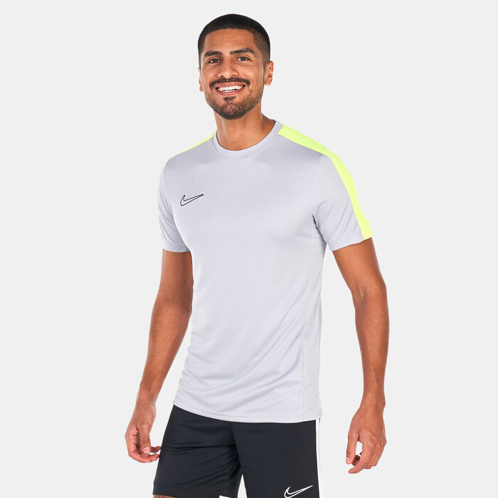 Nike Men's Academy Dri-FIT Global Football T-Shirt Grey Nike Men's Academy Dri-FIT Global Football T-Shirt Grey image number 0