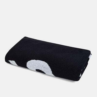 Speedo Logo Towel Black