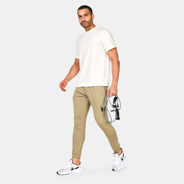Nike Men's Dri-FIT Dry Graphic Tapered Training Pants Beige image number 2