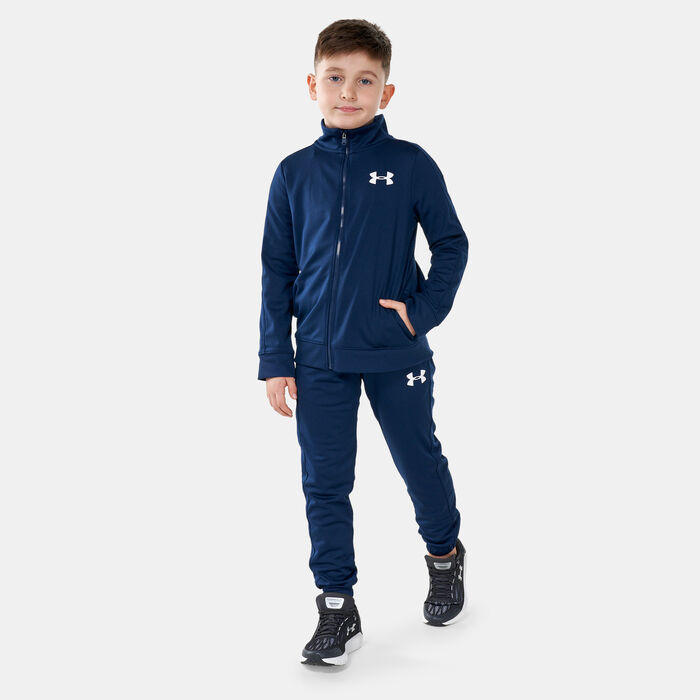 Under Armour Kids' UA Knit Tracksuit Blue Under Armour Kids' UA Knit Tracksuit Blue image number 0