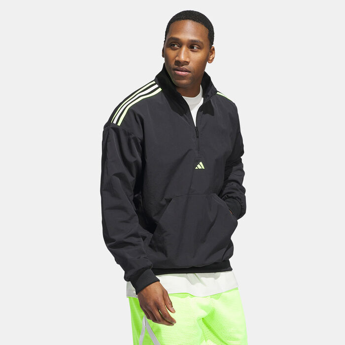 adidas Originals Men's Select 1/4-Zip Jacket Black image number 2