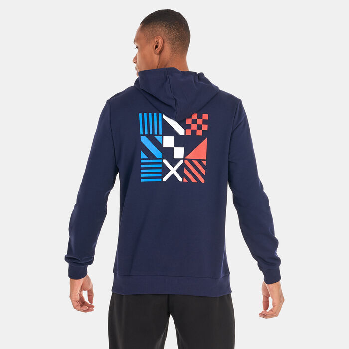 PUMA Men's FtblCore Fan Hoodie Grey PUMA Men's FtblCore Fan Hoodie Grey image number 1