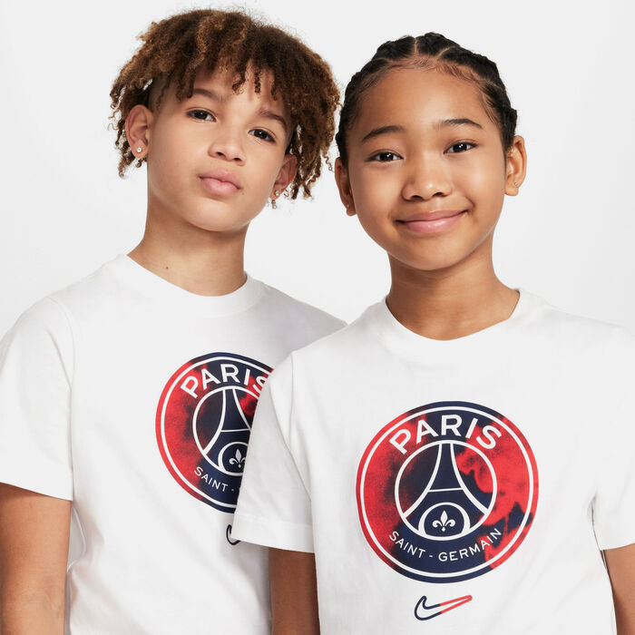 Nike Kids' Paris Saint-Germain Football Top White image number 3