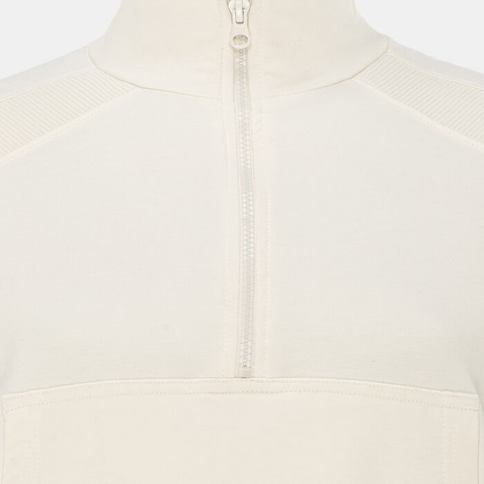 Sun and Sand Sports Women's 1/2-Zip Hoodie White Sun and Sand Sports Women's 1/2-Zip Hoodie White image number 2