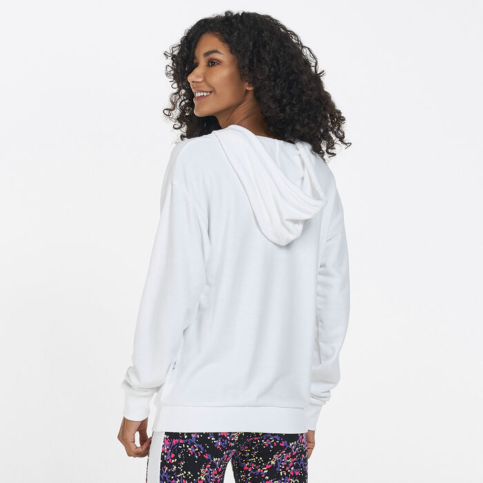 PUMA Women's Modern Basics Hoodie White PUMA Women's Modern Basics Hoodie White image number 1