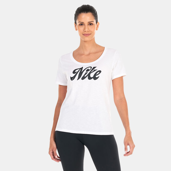 Nike Women's Dri-FIT T-Shirt White image number 0