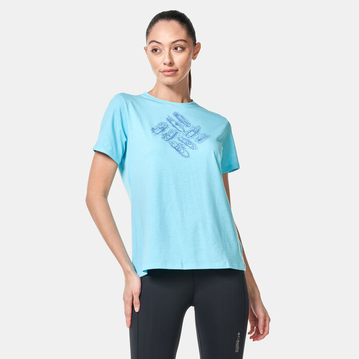 Columbia Women's Sun Trek Graphic T-Shirt Blue Columbia Women's Sun Trek Graphic T-Shirt Blue image number 0