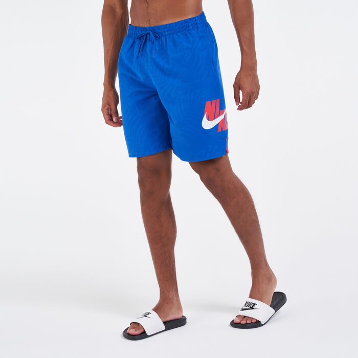 Nike Swim Men's 9-Inch Volley Shorts Blue image number 0