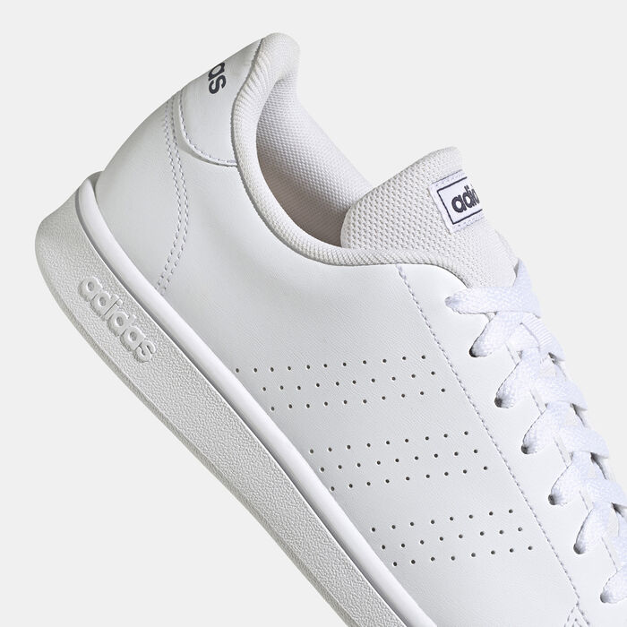 adidas Men's Advantage Base Court Lifestyle Shoe White adidas Men's Advantage Base Court Lifestyle Shoe White image number 4