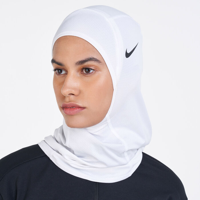 Nike Women's Pro 2.0 Hijab White image number 0