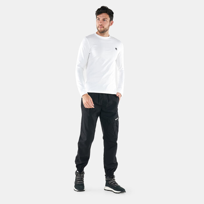 Timberland Men's Dunstan River Long Sleeve T-Shirt White Timberland Men's Dunstan River Long Sleeve T-Shirt White image number 2