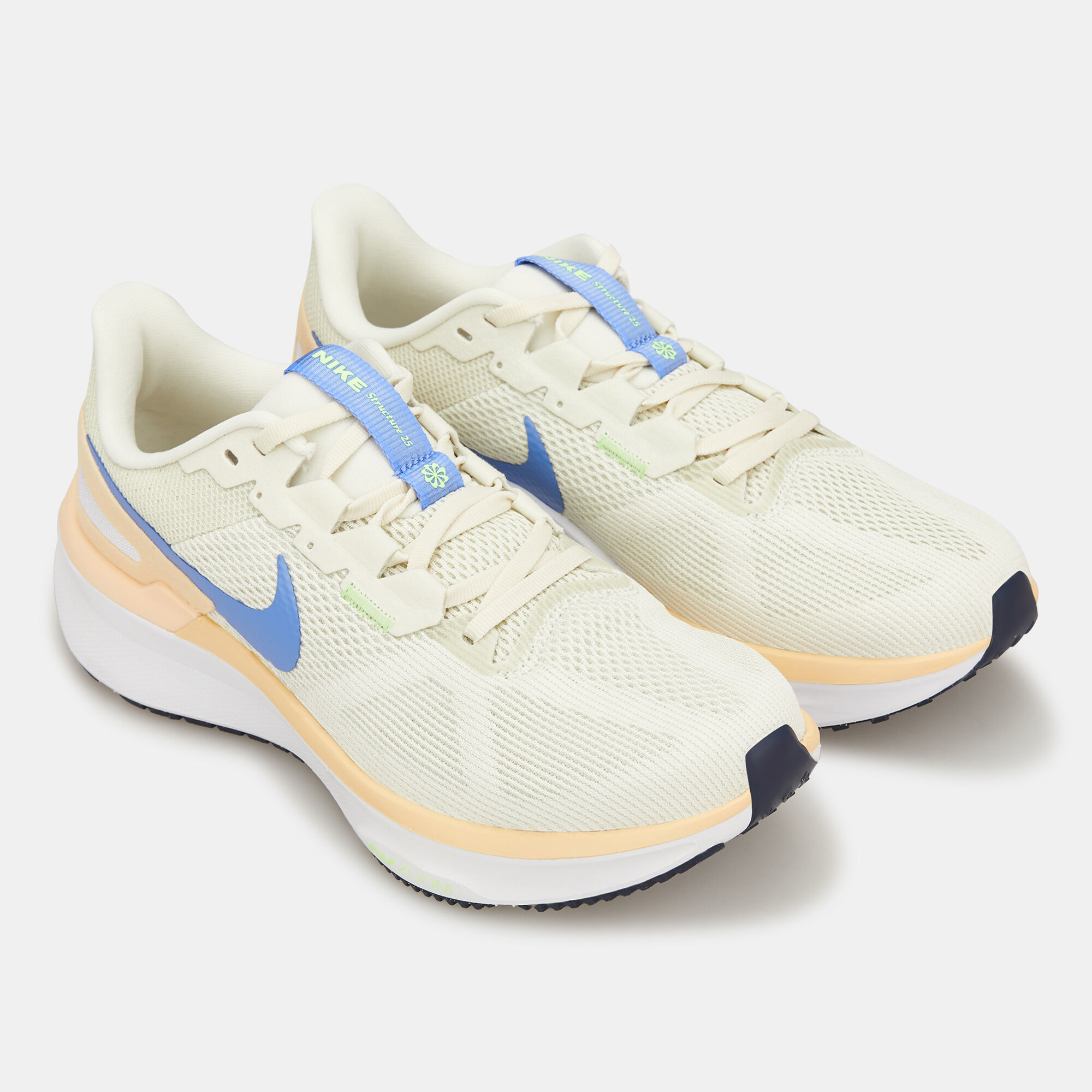 Nike beige running shoes deals