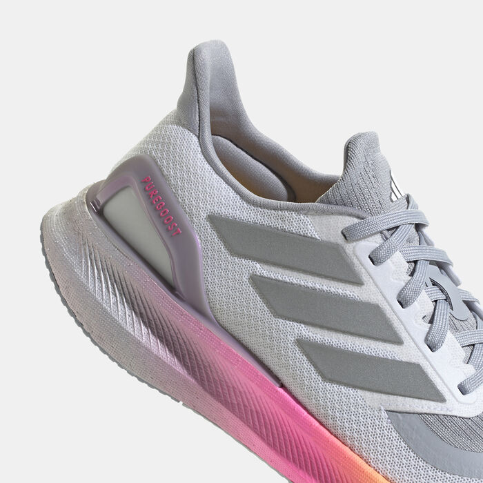 adidas Men's Pureboost 5 Running Shoes White image number 4