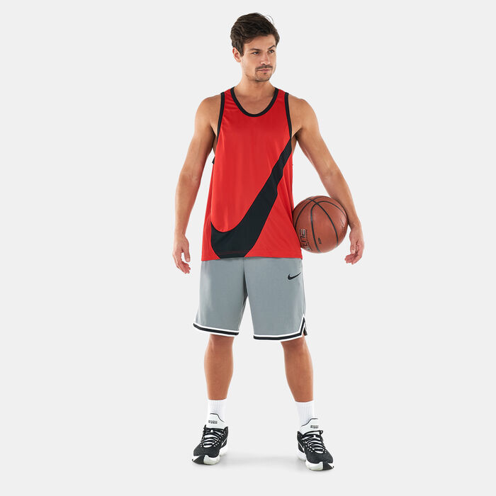 Nike Men's Dri-FIT Basketball Crossover Jersey Red image number 2