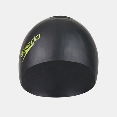 Speedo Kids' Long Hair Swim Cap Black