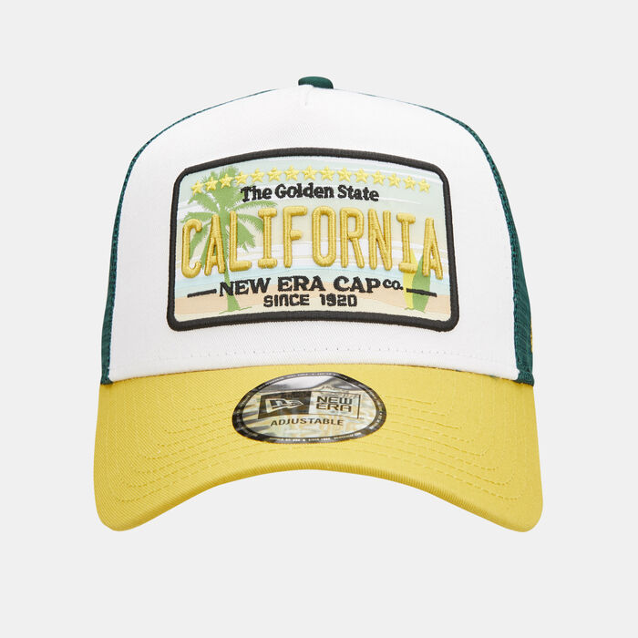 New Era Men's Patch Trucker Cap yellow New Era Men's Patch Trucker Cap yellow image number 0